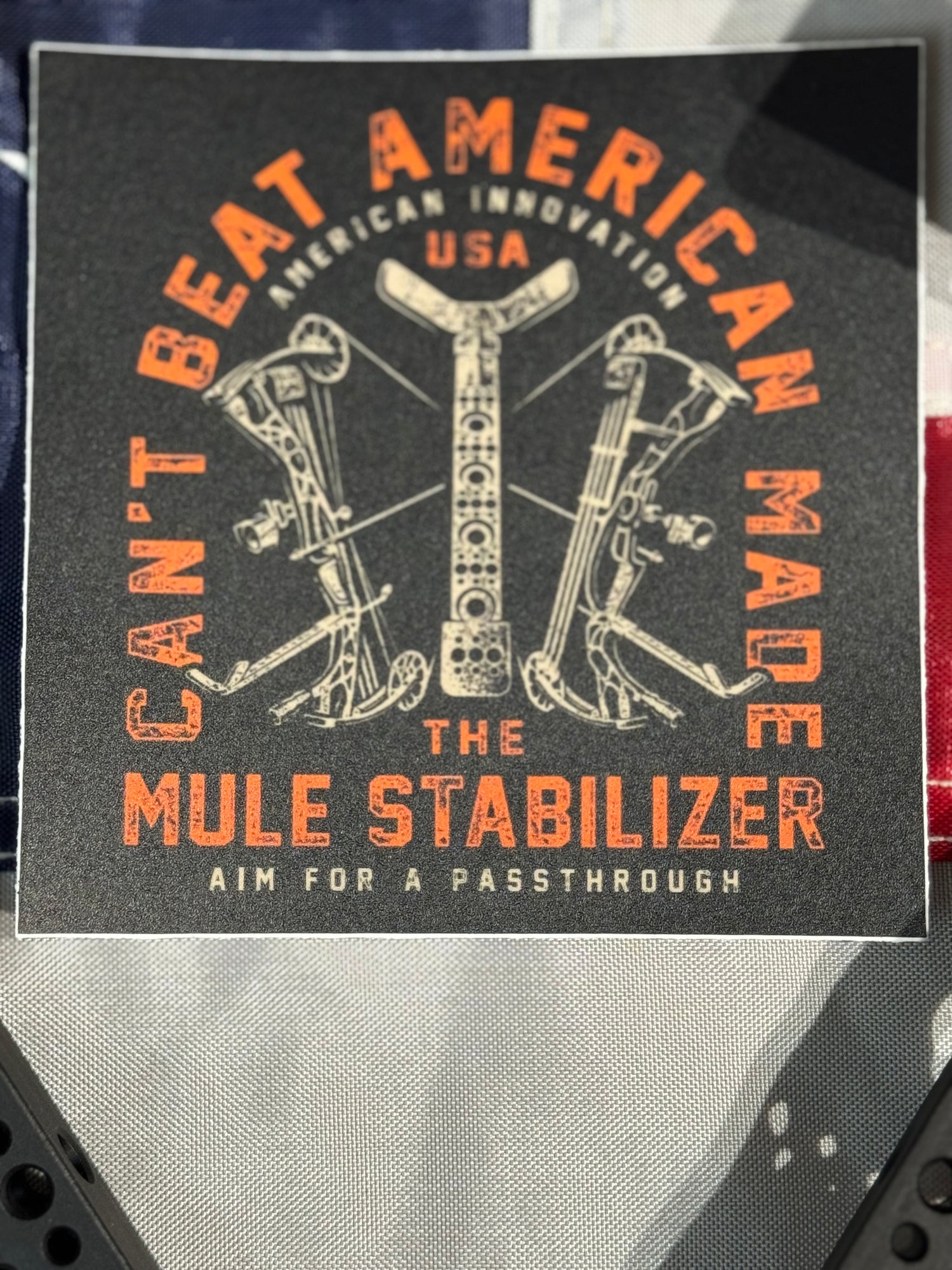 Can't Beat American Made Decal