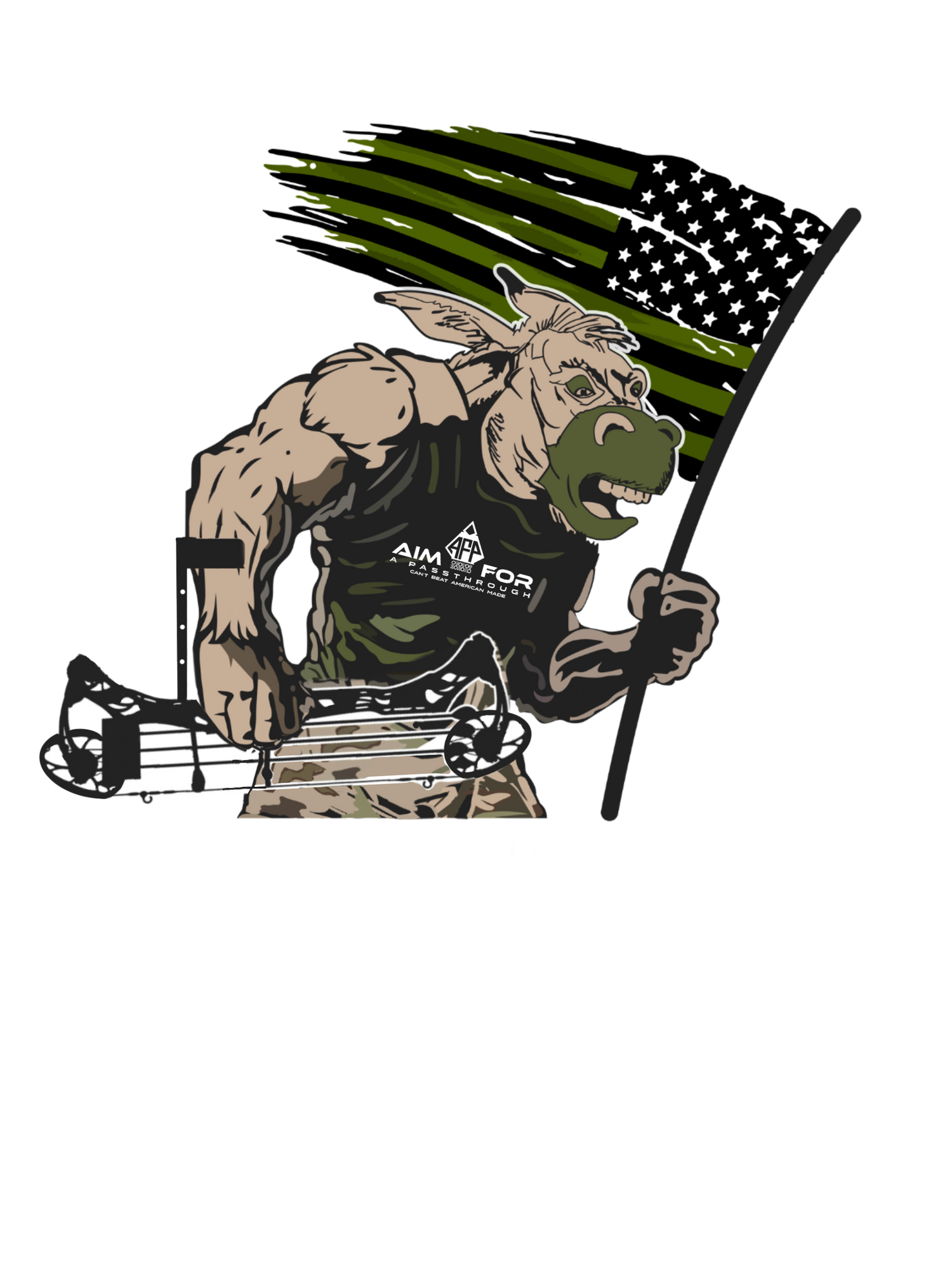 Blazer the mule decal