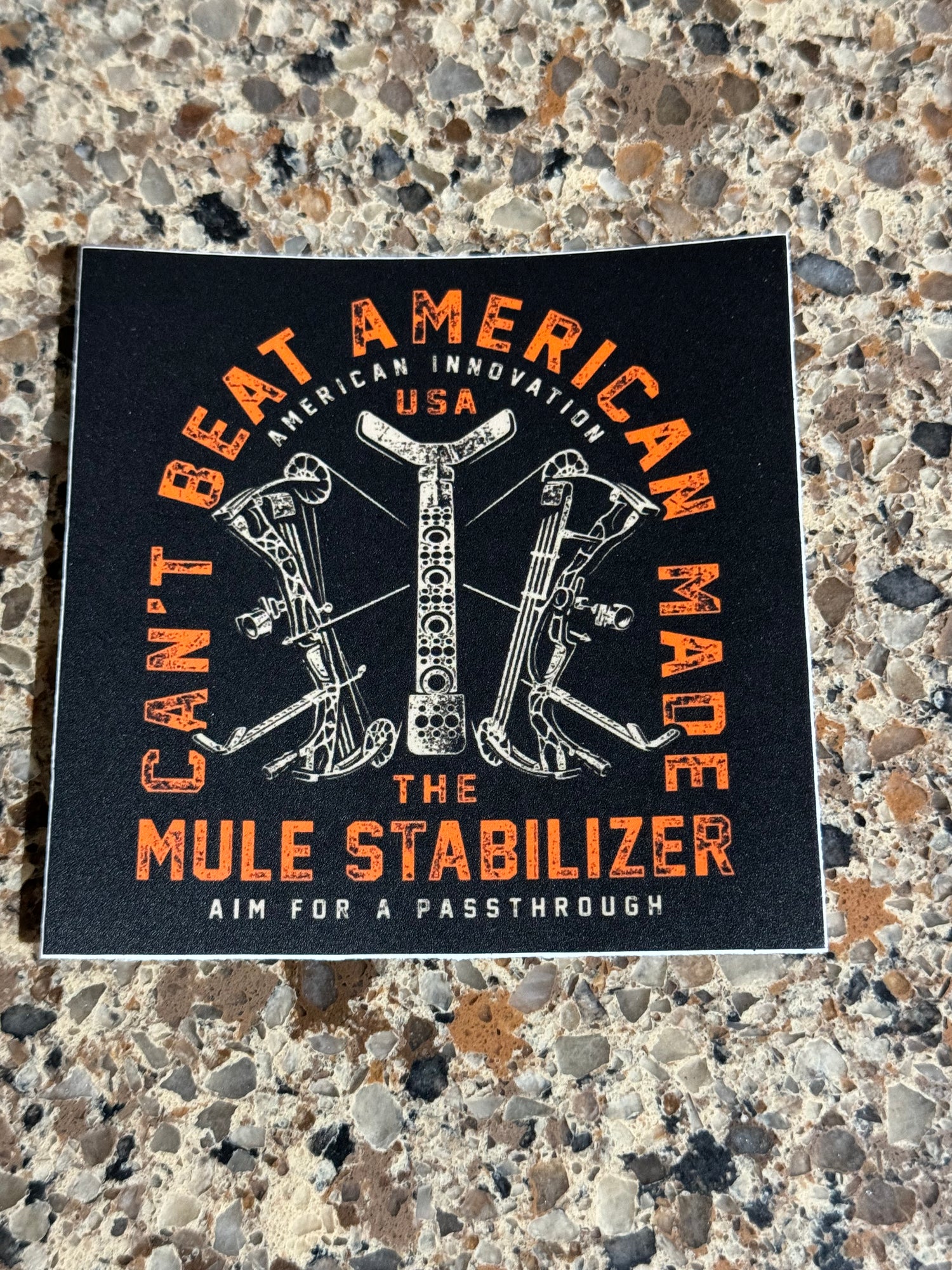 Can't Beat American Made Decal